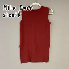 【美品】ノースリーブトップス　茶色　ニット　ブラウン