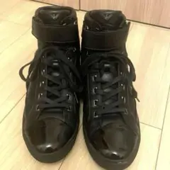 ARMANI JEANSロゴスニーカーブラック26.5