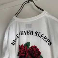 古着 スカル ローズ アート Tシャツ ギミック gimmick