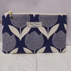 フラットポーチ ドットチューリップ