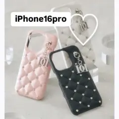 darich キルティングビジューDDチャームiPhoneケース