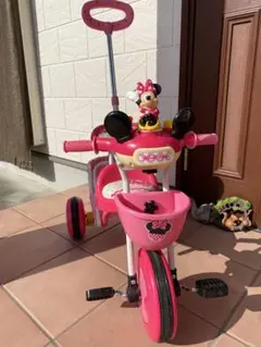 【美品！！】ミニー　三輪車 ディズニー トライクピュア 三輪車 ミニー - メルカリ