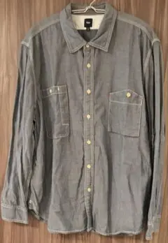 Gap デニム風グレーシャツ XL