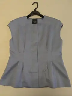DAMA collectionノースリーブ ライトグレーブラウス