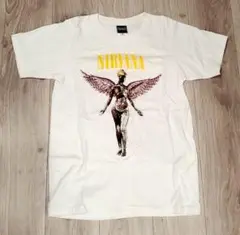 【未使用】NIRVANA ニルヴァーナ バンドロックTシャツ ホワイト M