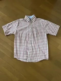 TOMMY HILFIGER 半袖シャツ 赤と白チェック