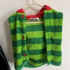 【美品】はらぺこあおむし　なりきり　フリースジャケット サイズ80