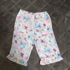 花柄フリルハーフパンツ 130サイズ