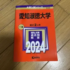 愛知淑徳大学　赤本　2024