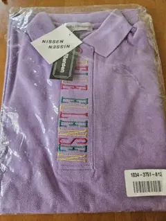 Nissen Belle Ellensen パープル L 長袖ポロシャツ