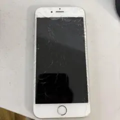 iPhone 6 シルバー ひび割れ画面