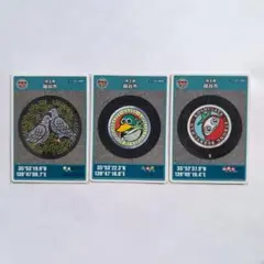 マンホールカード『埼玉県越谷市（A001、B001、C001』３枚＋おまけ