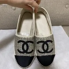 ♡ほぼ未使用♡可愛すぎるシャネルのエスパドリーユ♡39サイズ♡