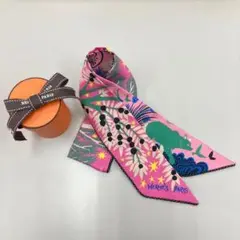 訳あり 新品 HERMES エルメス ツイリー 2022AW 新作 ピンク系