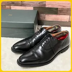 極美品 箱付 スコッチグレイン ストレート 革 靴 ビジネス シューズ 26.5