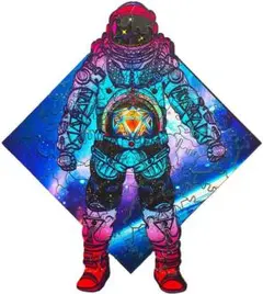 ジグソーパズル 木製パズル幼児宇宙飛行士 103個ジグソーピース子供プレゼント
