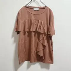 リズム　R-ISM アシンメトリー　半袖カットソー