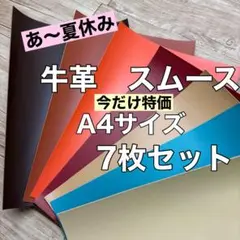 牛革スムース7枚セット