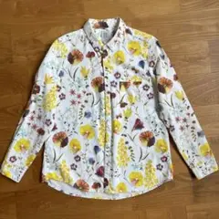 Design Tshirts Store graniph 花柄シャツ S