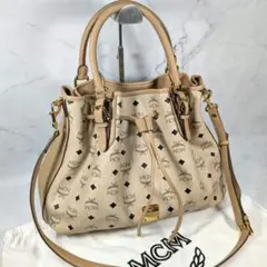 MCM 2WAY ショルダーバッグ ヴィセトス柄 巾着