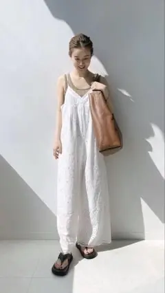 IENA イエナ レース オールインワン サロペット 白 美品