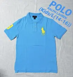 【POLO】RALPH LAURENキッズポロシャツ(Kids/L(14-16)