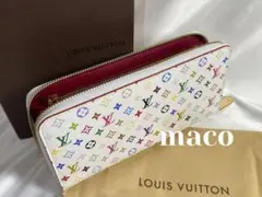 ❤︎女性らしいフィグ❤︎ルイヴィトン マルチカラー 長財布 廃盤品 M60242