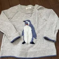 Sense of Wonder ペンギン柄 ニットセーター 90