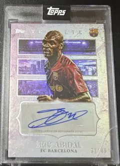【49枚限定】エリックアビダル　Eric Abidal Topps バルセロナ