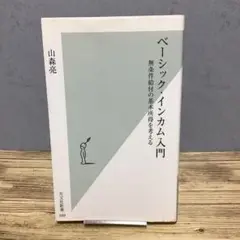 ベーシック・インカム入門　無条件給付の基本所得を考える　山森亮