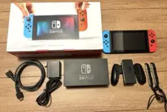 【美品】任天堂 Nintendo Switch ネオンブルー/ネオンレッド 本体
