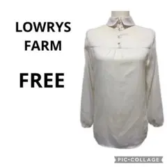 LOWRYS FARM ブラウス レース フリー レディース