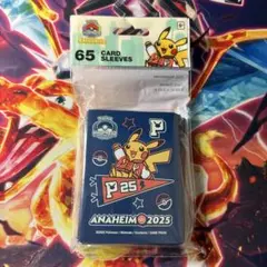 ポケモンカードゲーム wcs2025 スリーブ デッキシールド ピカチュウ 青