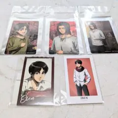 進撃の巨人 オンラインくじ リラックス マフラー ポップアップ カード エレン