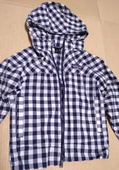 patagonia チェック柄ウィンドブレーカー 4T