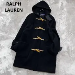極美品　ヴィンテージ　ラルフローレン　USA製　ダッフルコート　ウール　黒　S