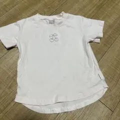 プティマイン 半袖Tシャツ 薄ピンク 90cm