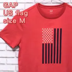 古着 GAP USフラッグ Tシャツ M