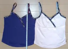 【数回使用】TOMMY GIRL タンクトップ　S　ブルー・ピンク2枚セット