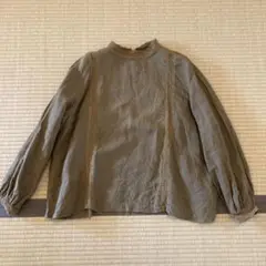 Antiquités noir 美品 リネンブラウス 日本製 ICHI