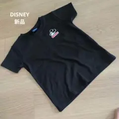 DISNEY ミッキーマウス　黒　バックプリントTシャツ