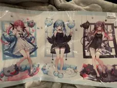 プレイマット　星街すいせい　常闇トワ　湊あくあ　ホロライブ　ホロカ