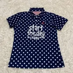 lecoq sportif ポロシャツ　ドット　美品