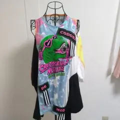 原宿ファッション　コドナデモーダ　パッチワークトップス