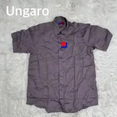 新品　Ungaro ウンガロ 麻　コットンリネン 半袖シャツ　メンズ　トップス