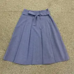 美品【MACKINTOSH PHILOSOPHY】リボンプリーツ　スカート　38