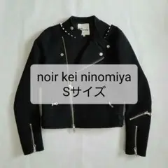 noir kei ninomiya ライダース ブルゾン Sサイズ 黒