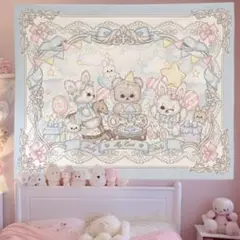外国子供部屋　タペストリー　ゆめ可愛い