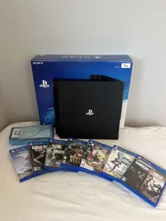 PS4 Pro 1TB 本体 ゲームソフト7本付き