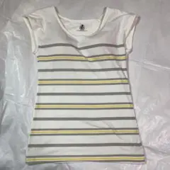 H.K. Works London ストライプノースリーブTシャツ　カップ付き